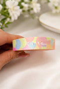 pastel multicolored fashion ribbon