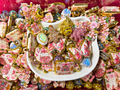 Sugar Plum Christmas -acrylic bead mix