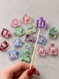 Acrylic perfume pendant beads design