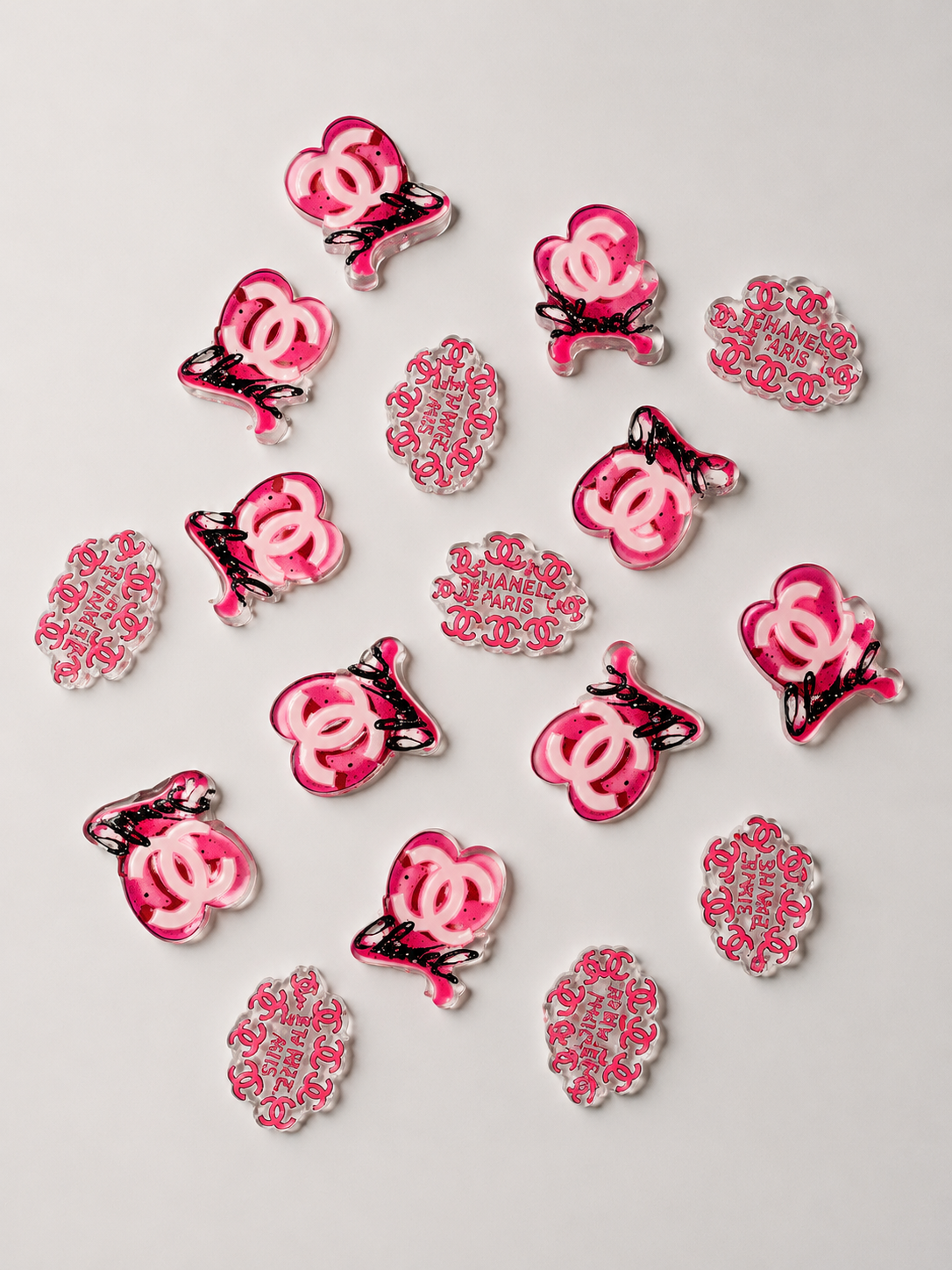 Cc design acrylic pendants