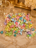 Pearlised acrylic beads