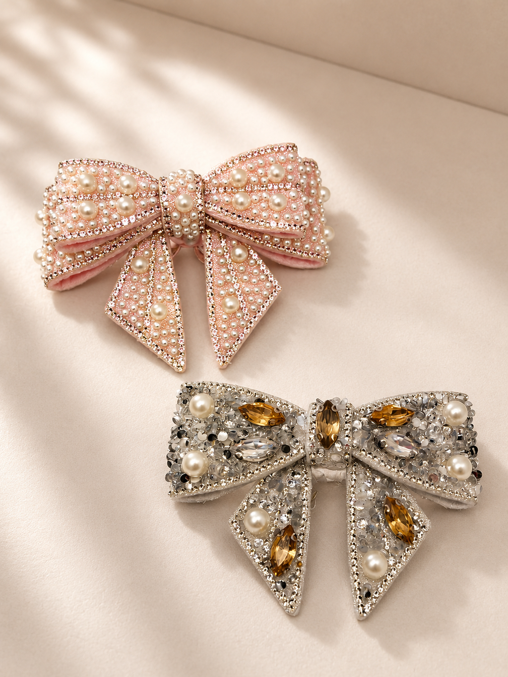 Fancy beaded bow
