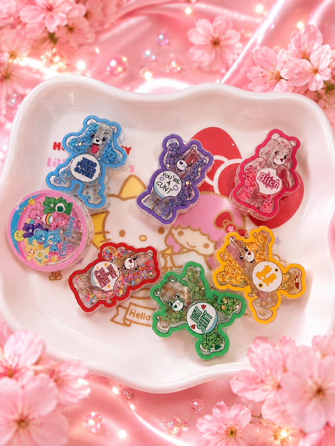 Bear shaker beads