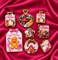 New- acrylic bead mix-sweet gingerbread Christmas-
