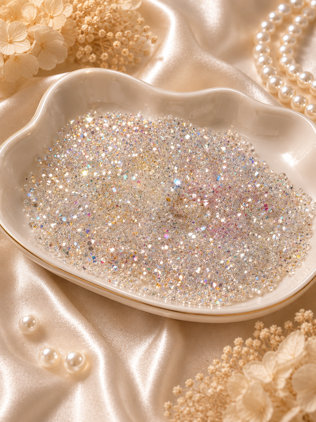 2mm-Ab crystal sugar beads diy