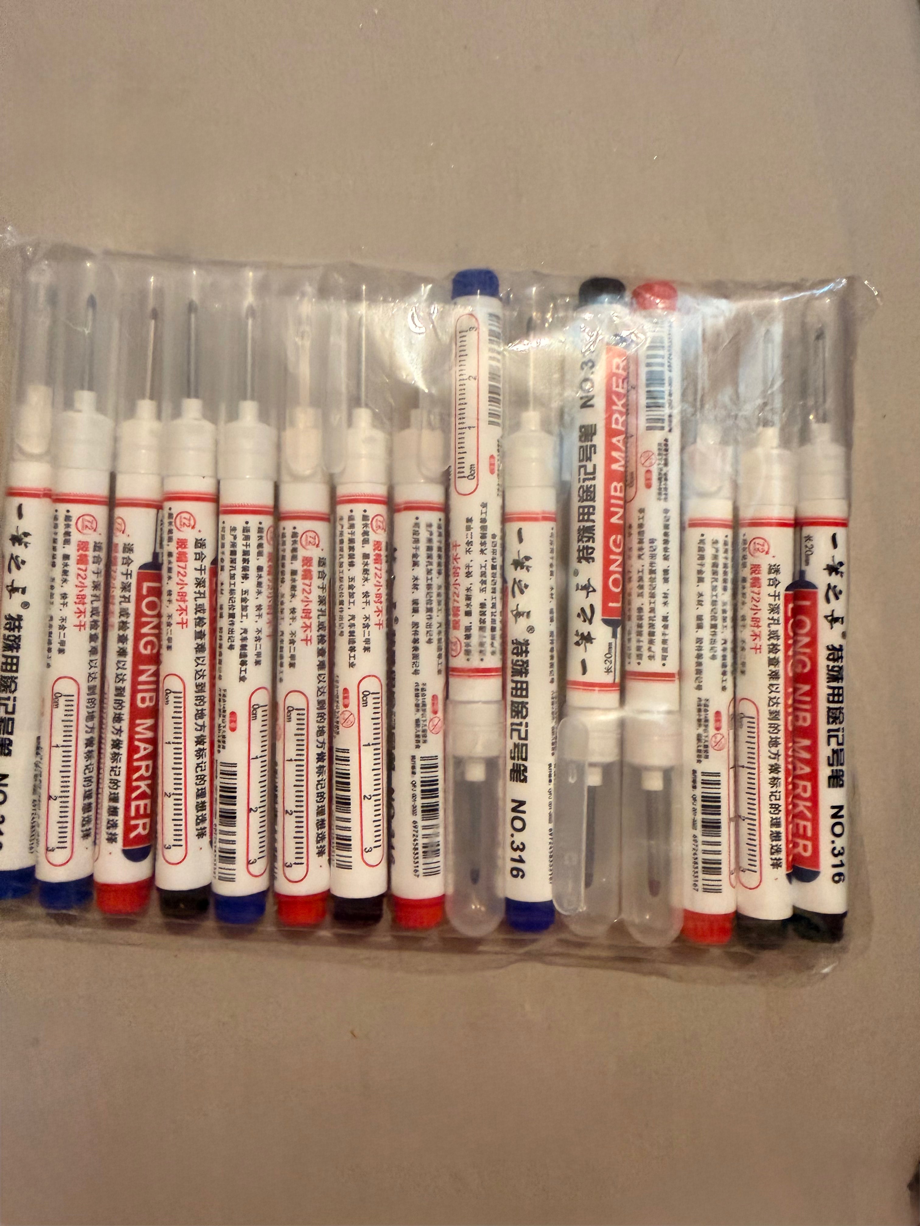 Long nib pens