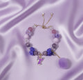 Adjustable kuku fluffy pompom bracelet