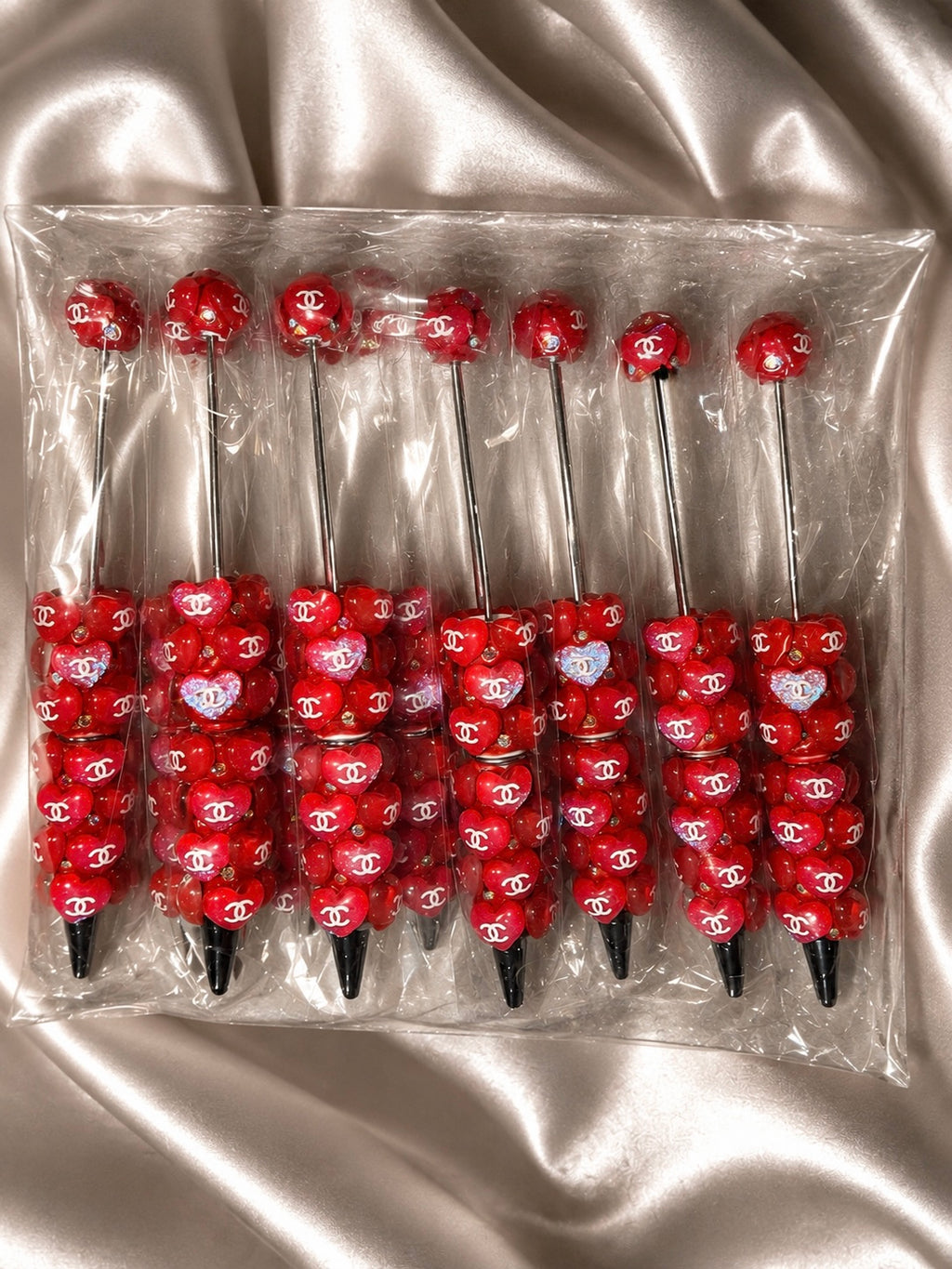 Red shimmer cc design clay pen