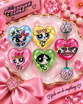 Cat eye pp girls  heart beads