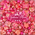 New- acrylic bead mix- cherry blossom dream