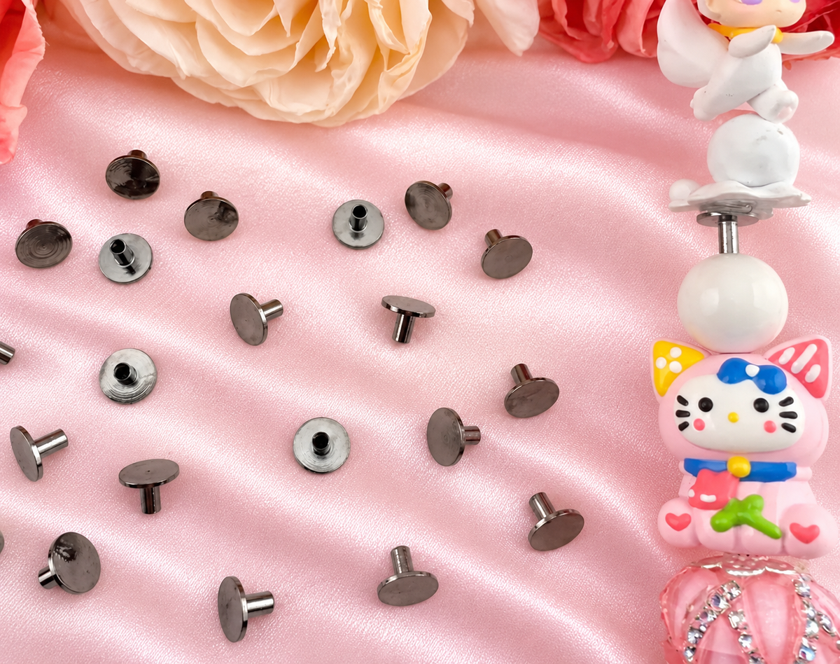 Metal pen toppers