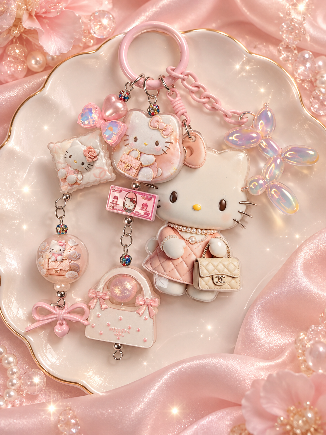 New-mini charms rich kitty hk