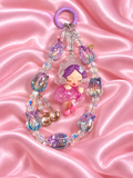 New - beaded acrylic keychain-sp