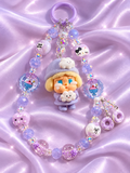 New - beaded  keychain-cry baby