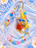 New - beaded Winnie  keychain
