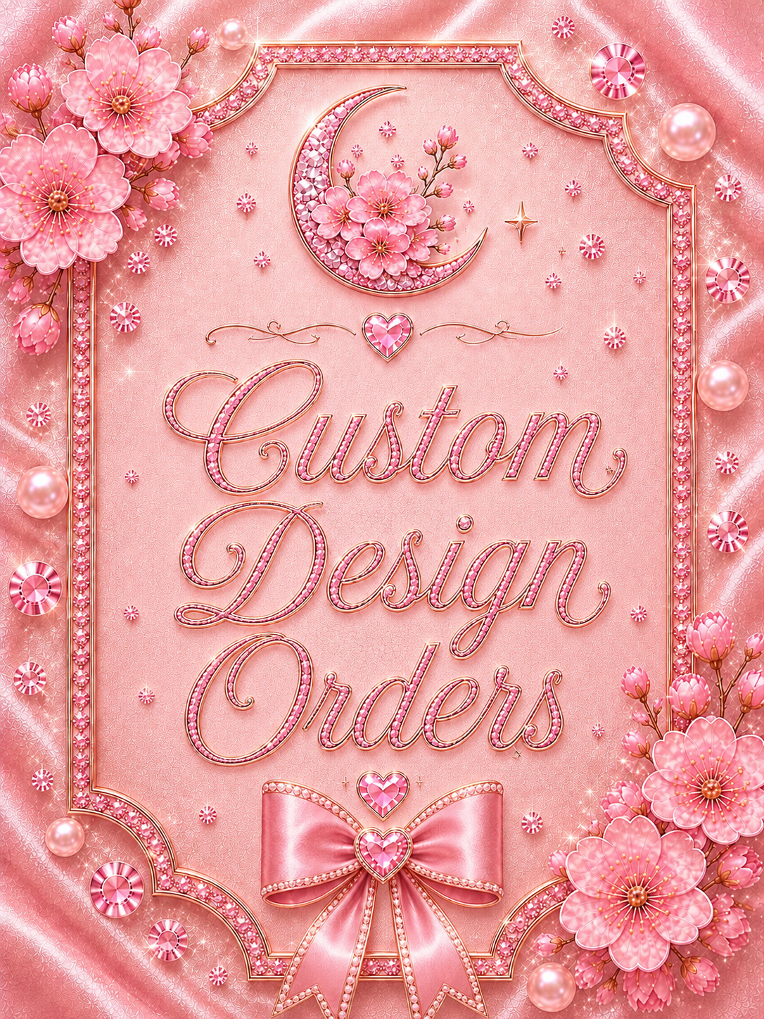 Custom made design/pay tt total orders