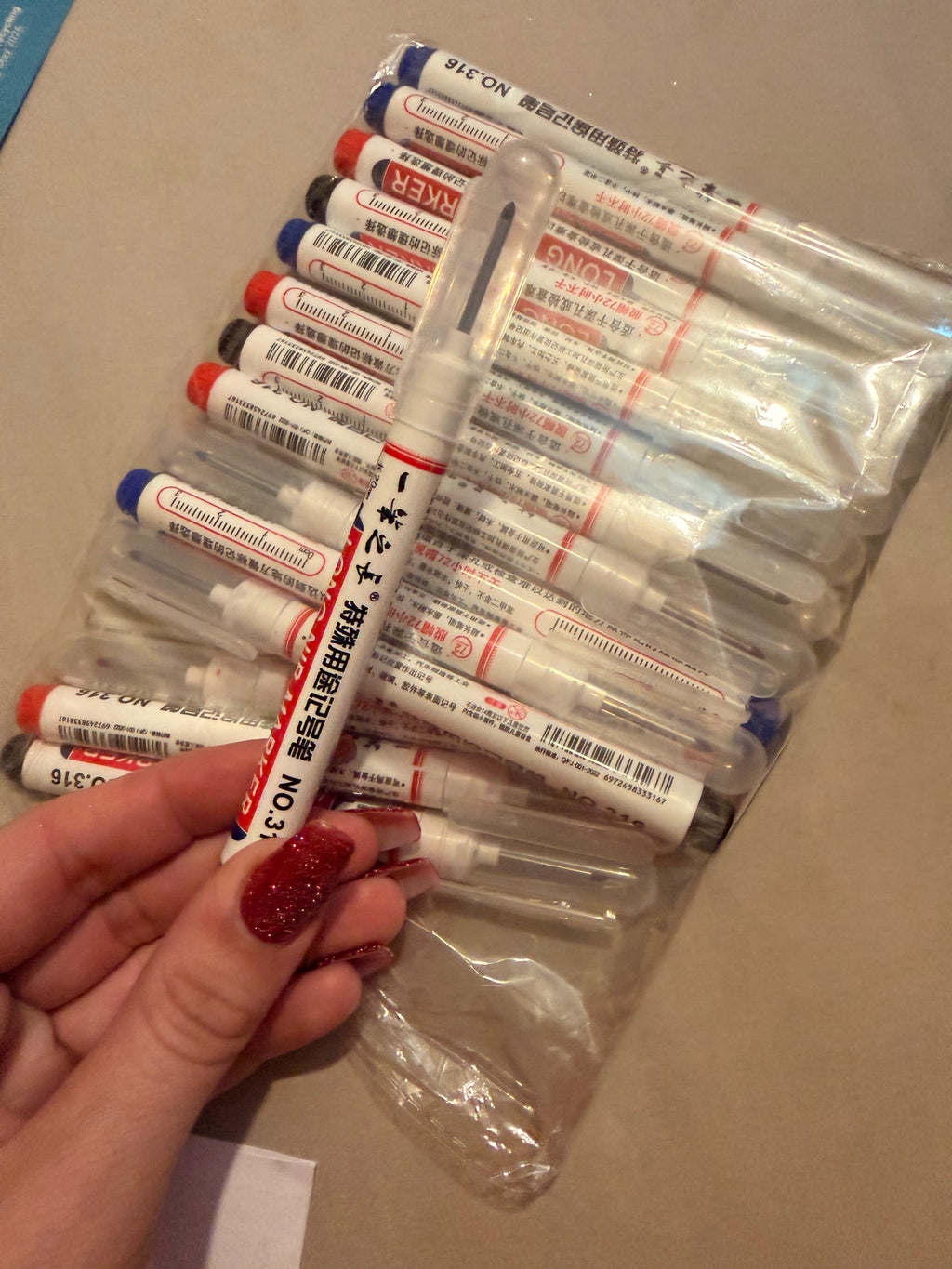 Long nib pens