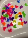 Neon coloured butterfly for diy pens or fancy beads