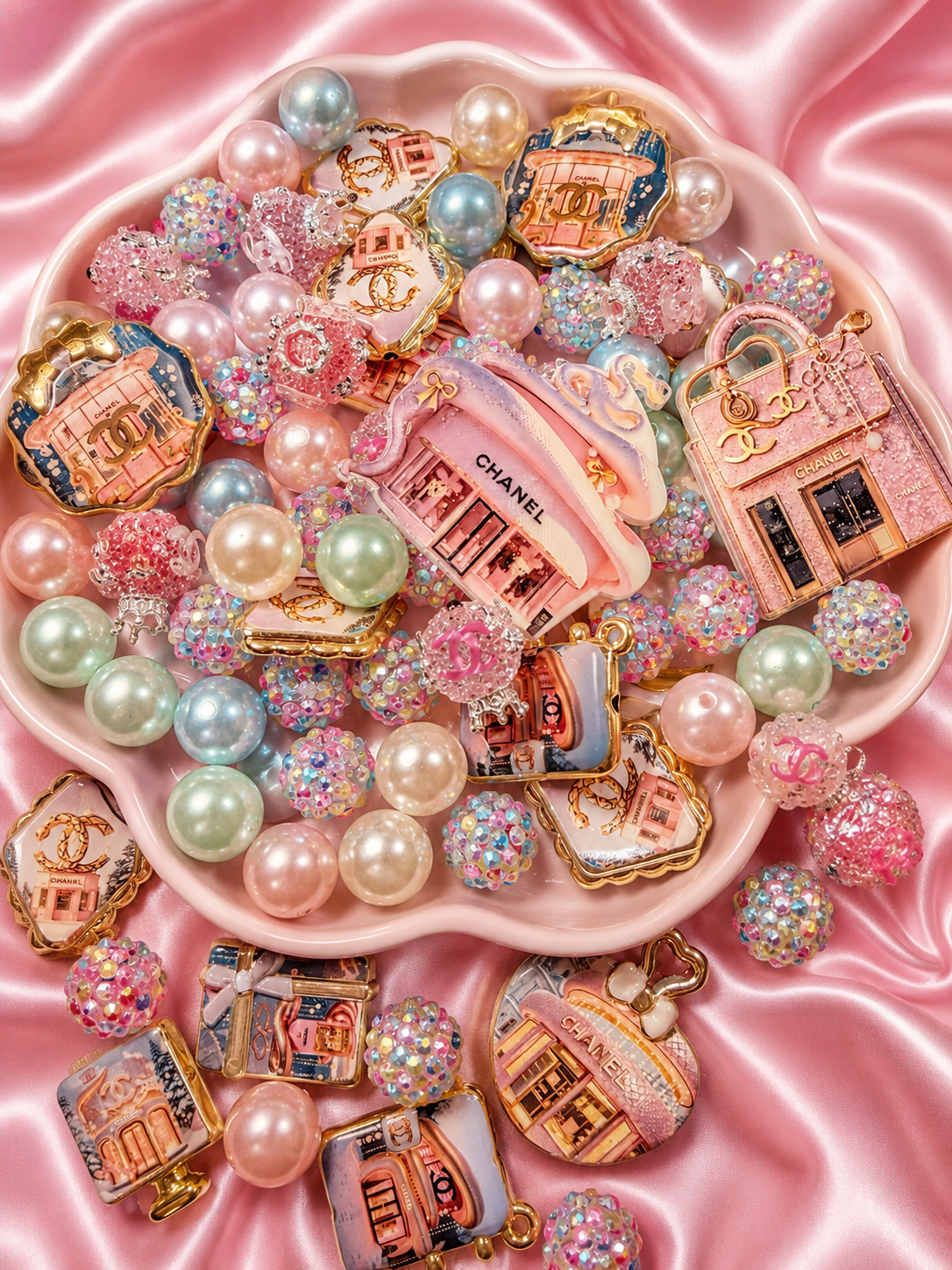 Designer acrylic mix cc ice cream parlor