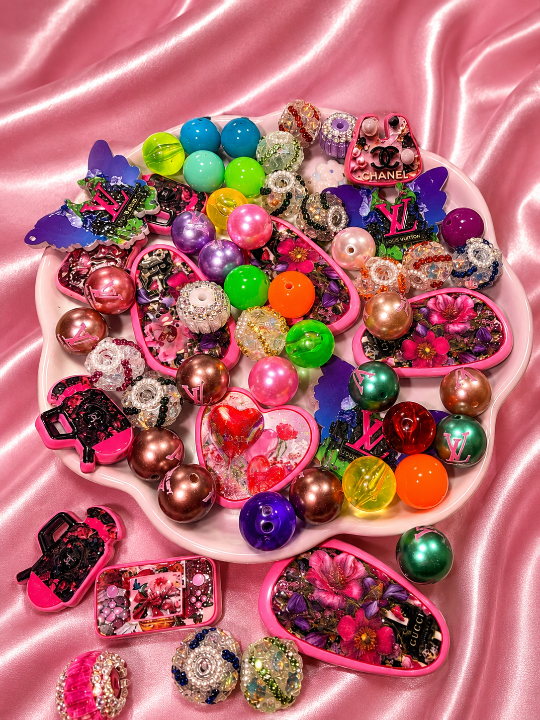 Designer acrylic mix  neon party