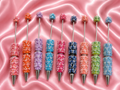 Beadable clay bowtie pens