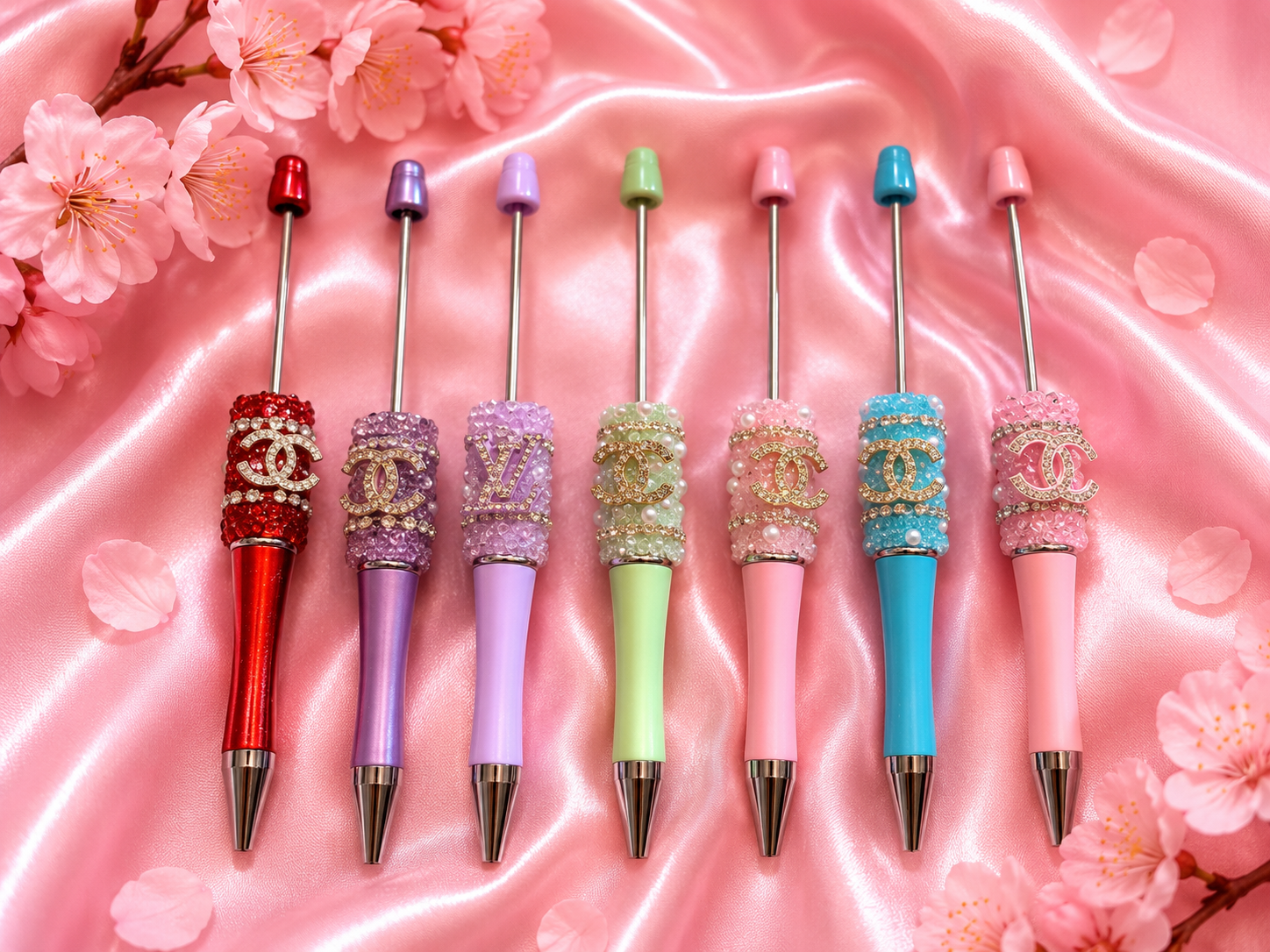 Beadable clay cc & lv pens