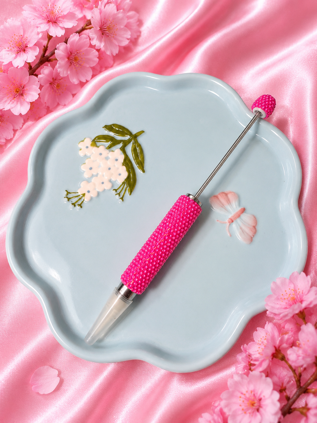 Rhinestone beadable wax picker