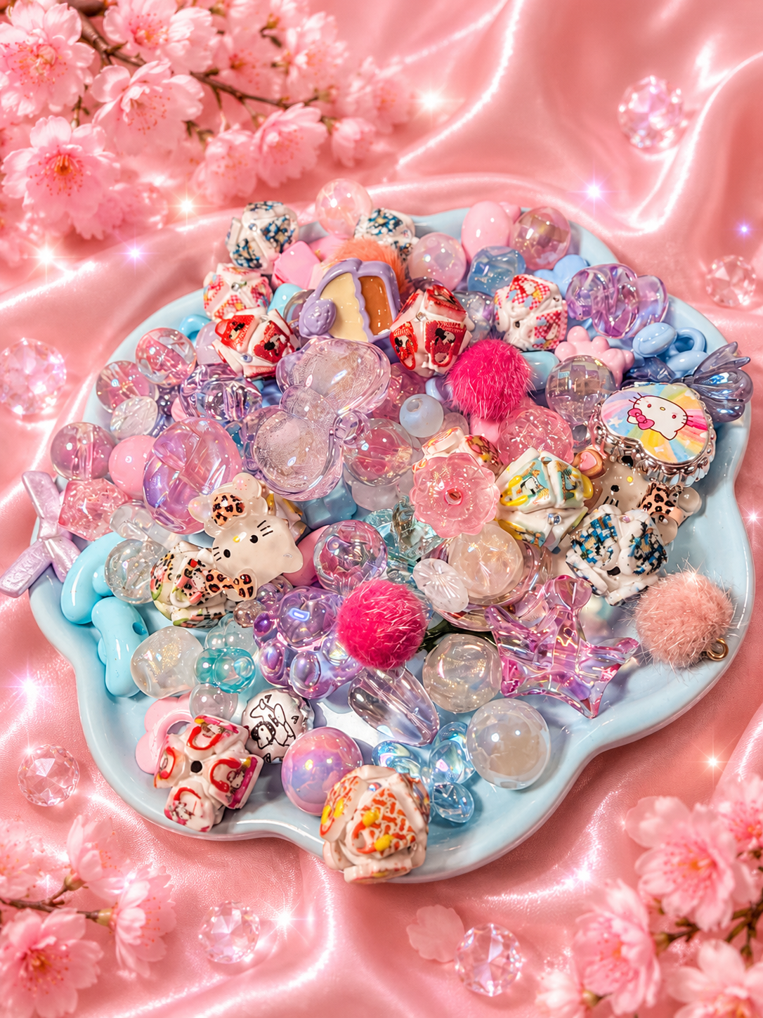 Acrylic bead mix dream drops