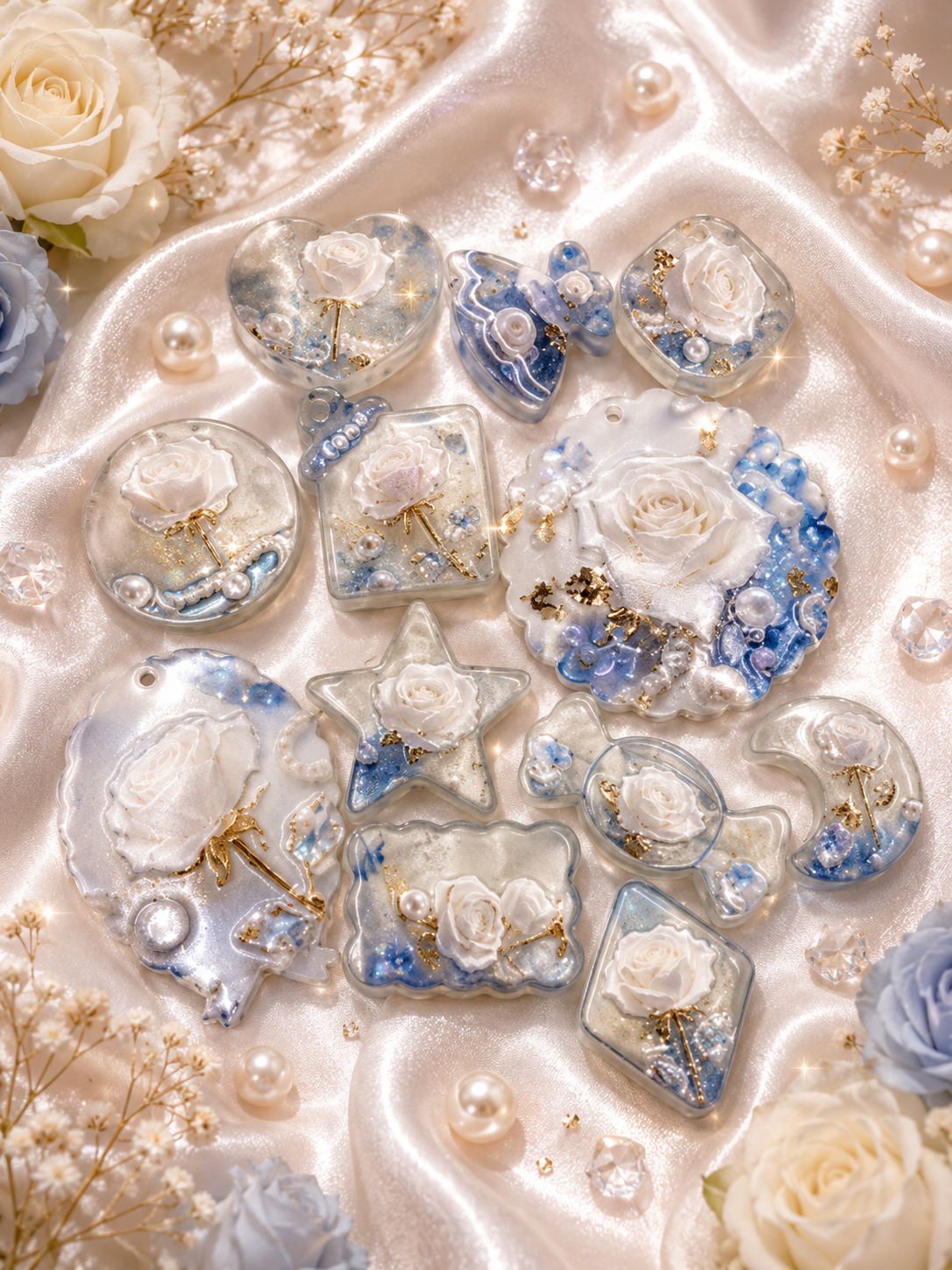 Designer acrylic beads only no mixes