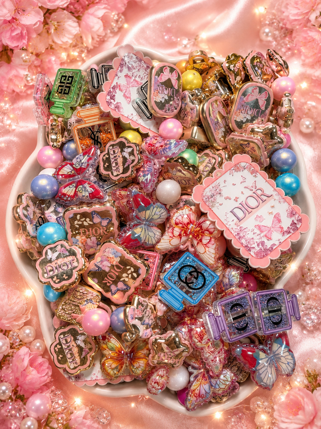 Sakura Society luxe - acrylic bead mix