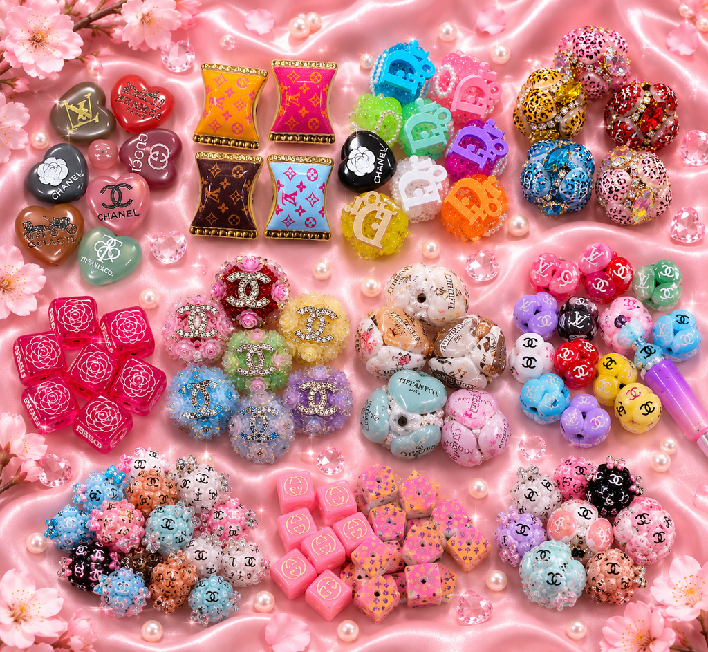 Signature Luxe Collection- acrylic & clay bead mix- LIMTED EDITION